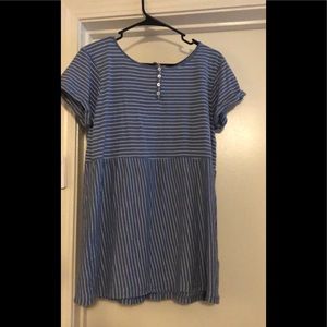 Blue stripped shirt
